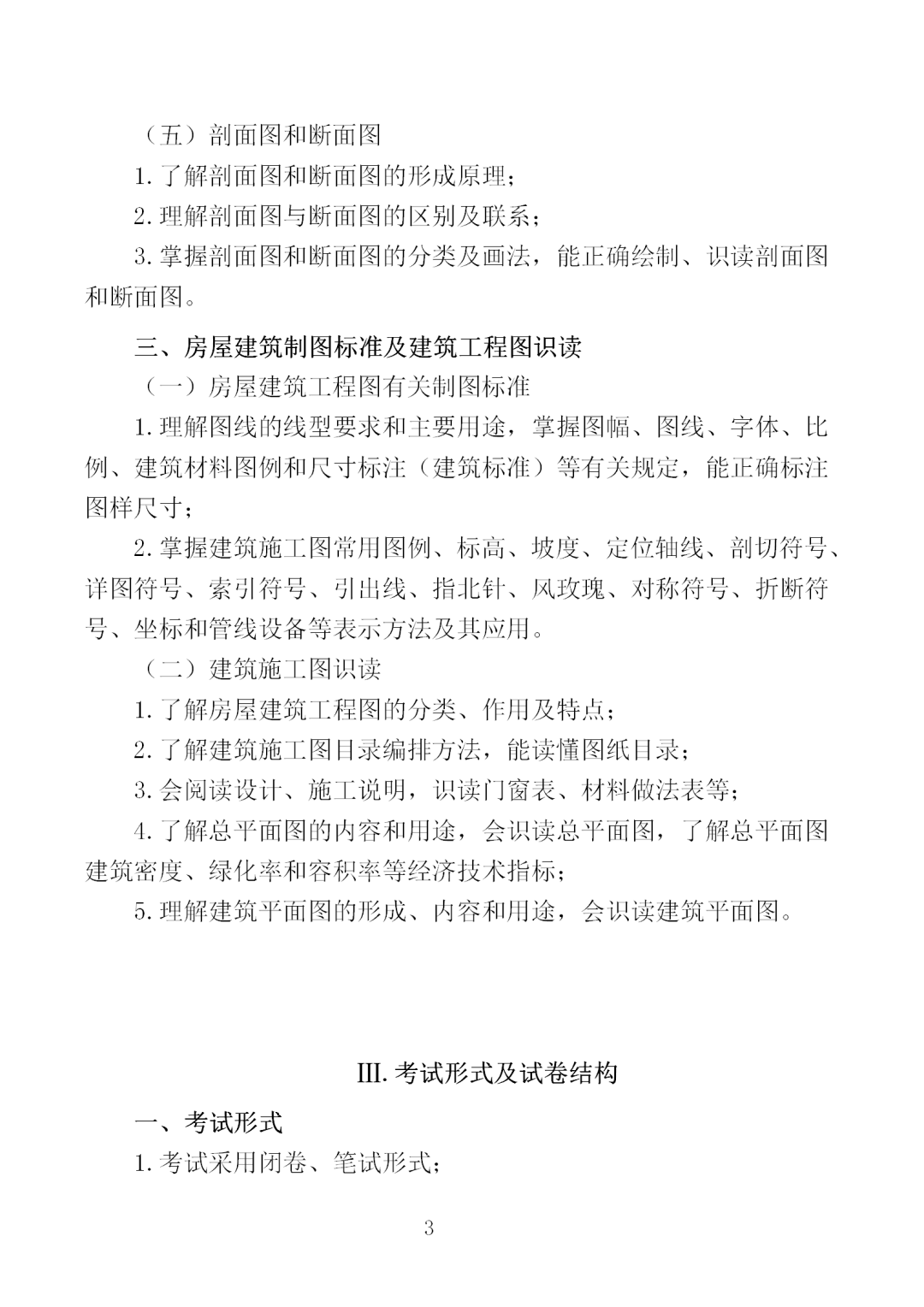 中職學考丨福建中職學考《工程制圖與識圖》考試大綱一覽！